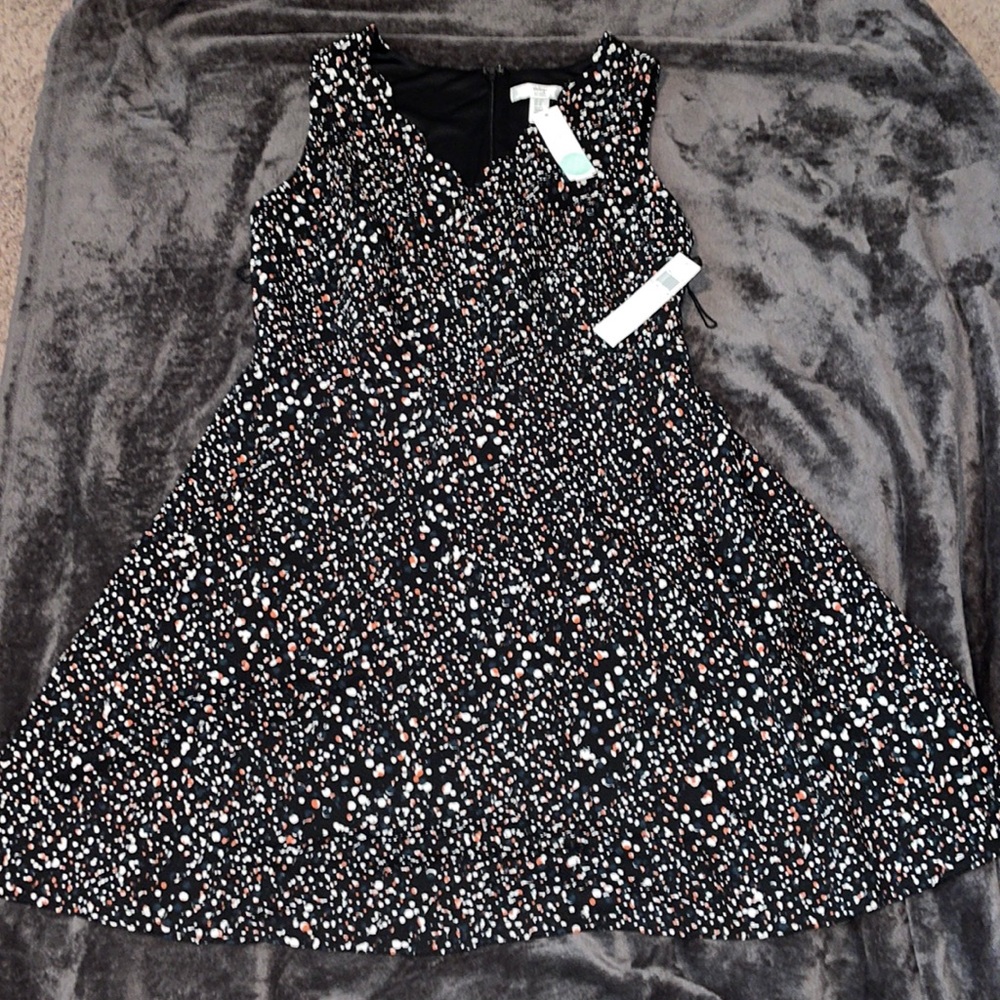 Wisp Cleo Textured Knot Dress Black Size 14w